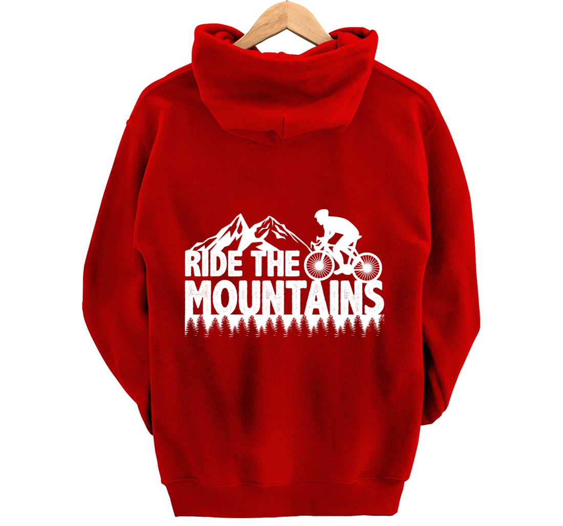 Mountain Bike Gifts Mountain Bike Cycling Pullover Hoodie