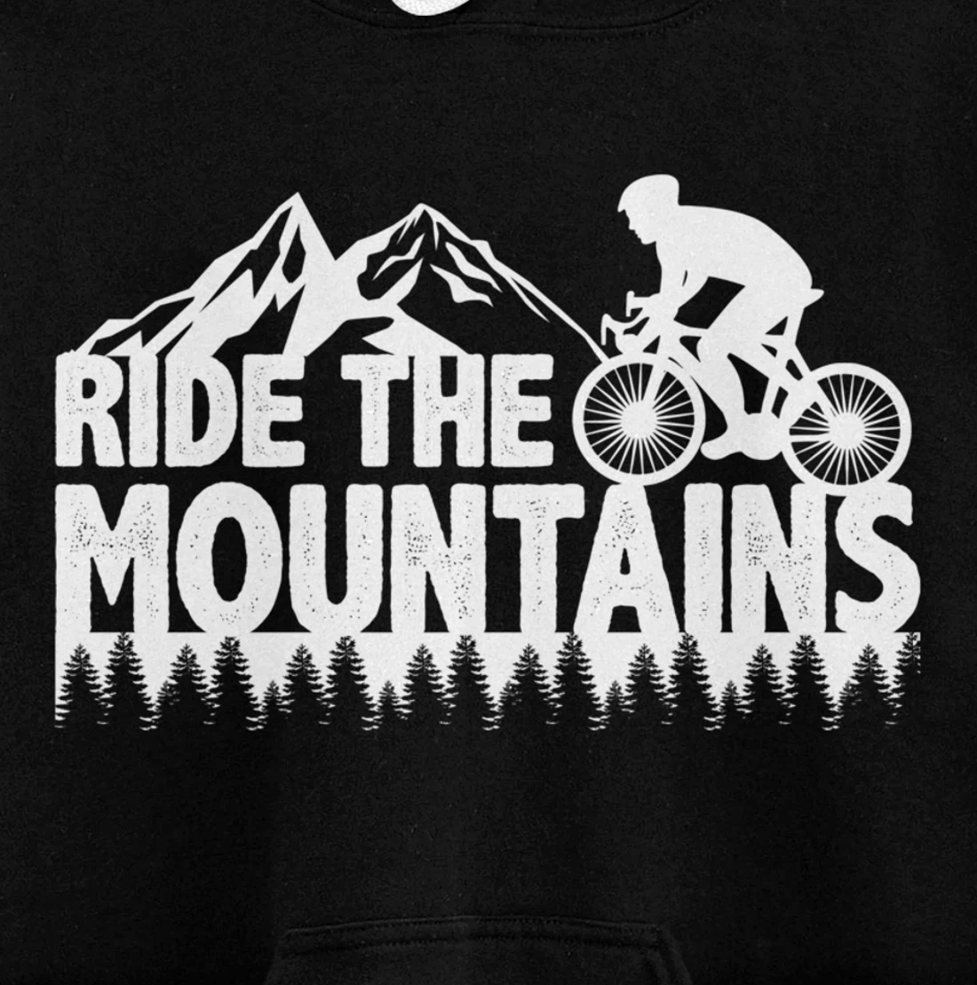 Mountain Bike Gifts Mountain Bike Cycling Pullover Hoodie