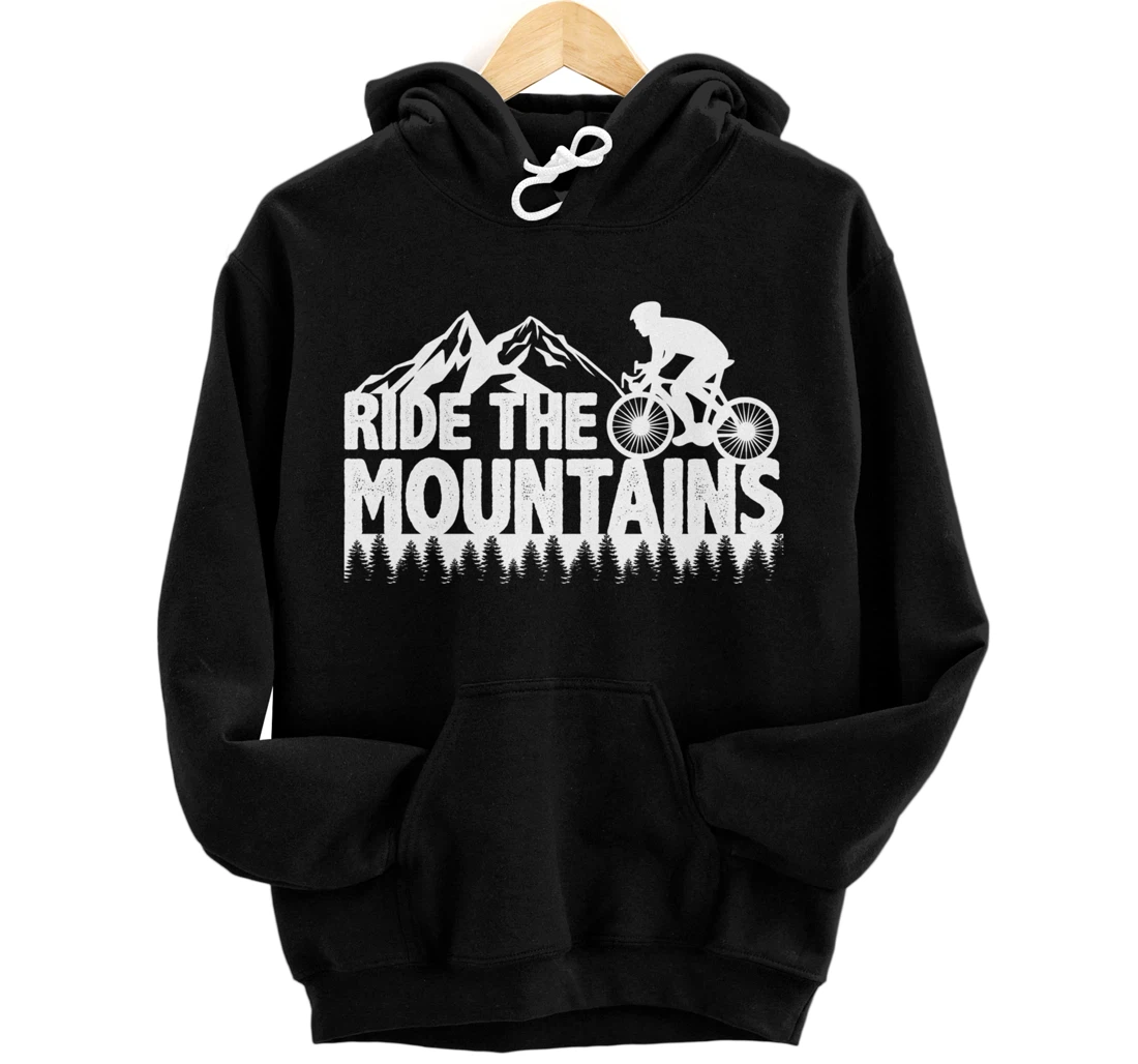 Mountain Bike Gifts Mountain Bike Cycling Pullover Hoodie