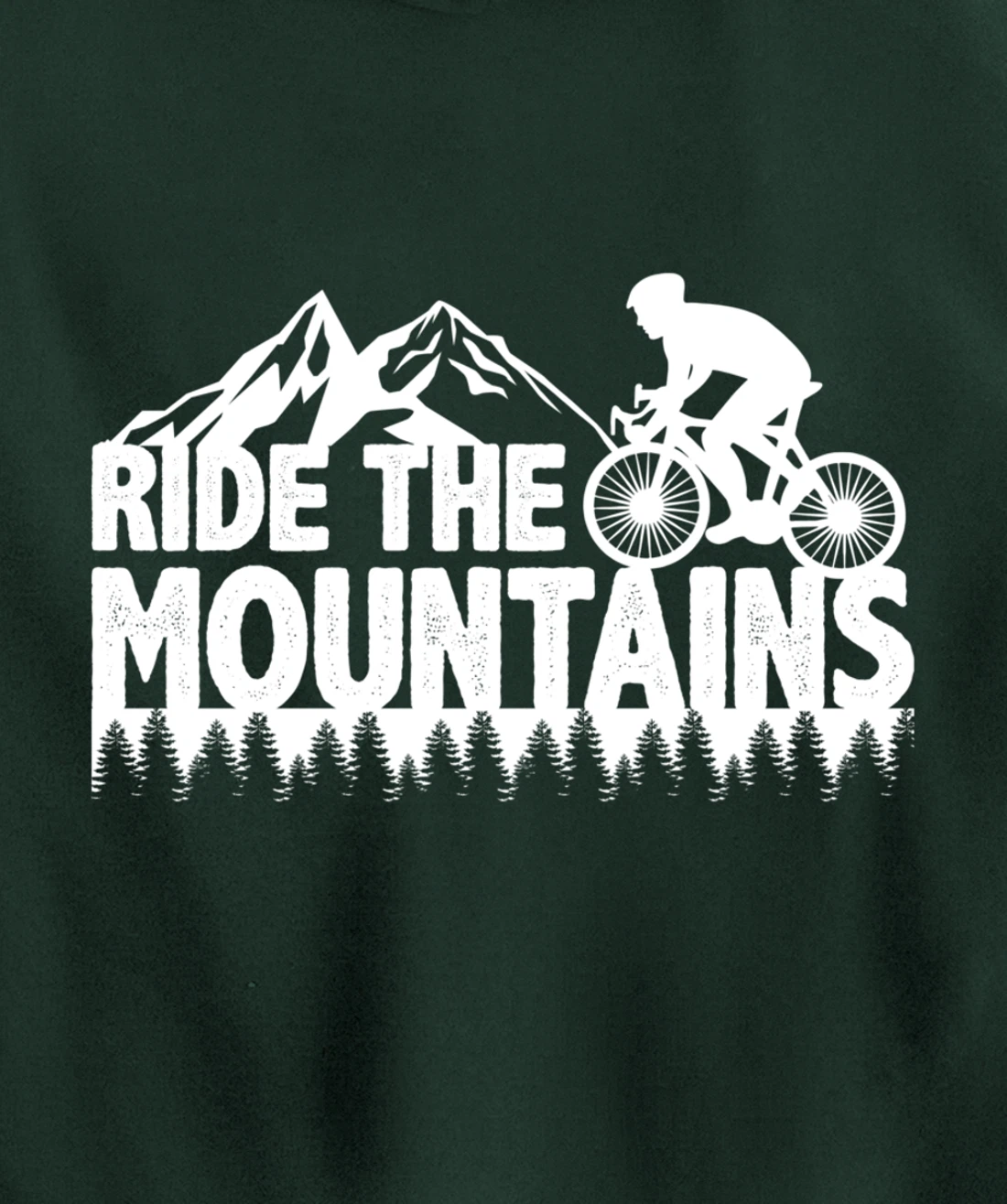 Mountain Bike Gifts Mountain Bike Cycling Pullover Hoodie