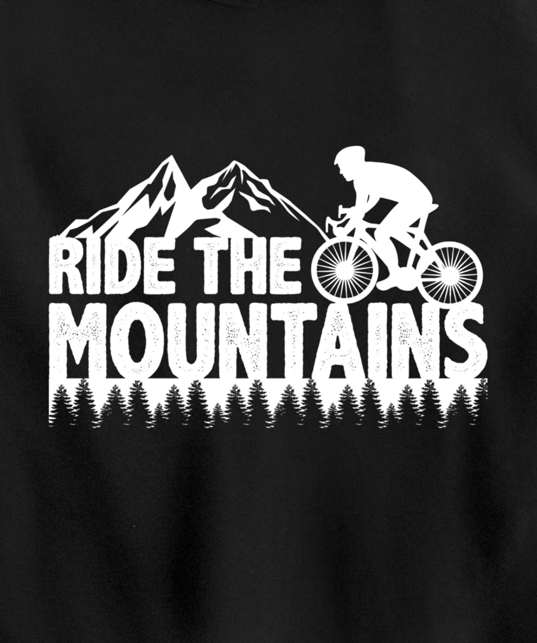 Mountain Bike Gifts Mountain Bike Cycling Pullover Hoodie