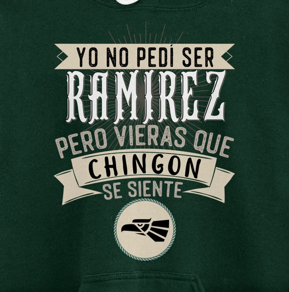 Yo No Pedí Ser Ramirez Pero Vieras Que Chingon Se Siente Pullover Hoodie