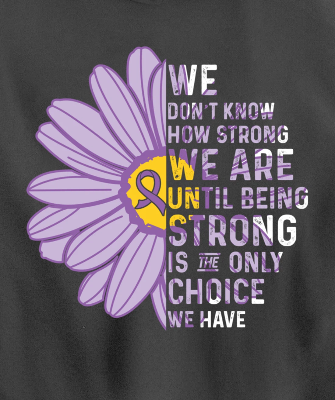 We Are Strong- Crohns and Colitis Awareness Item for Women Pullover Hoodie
