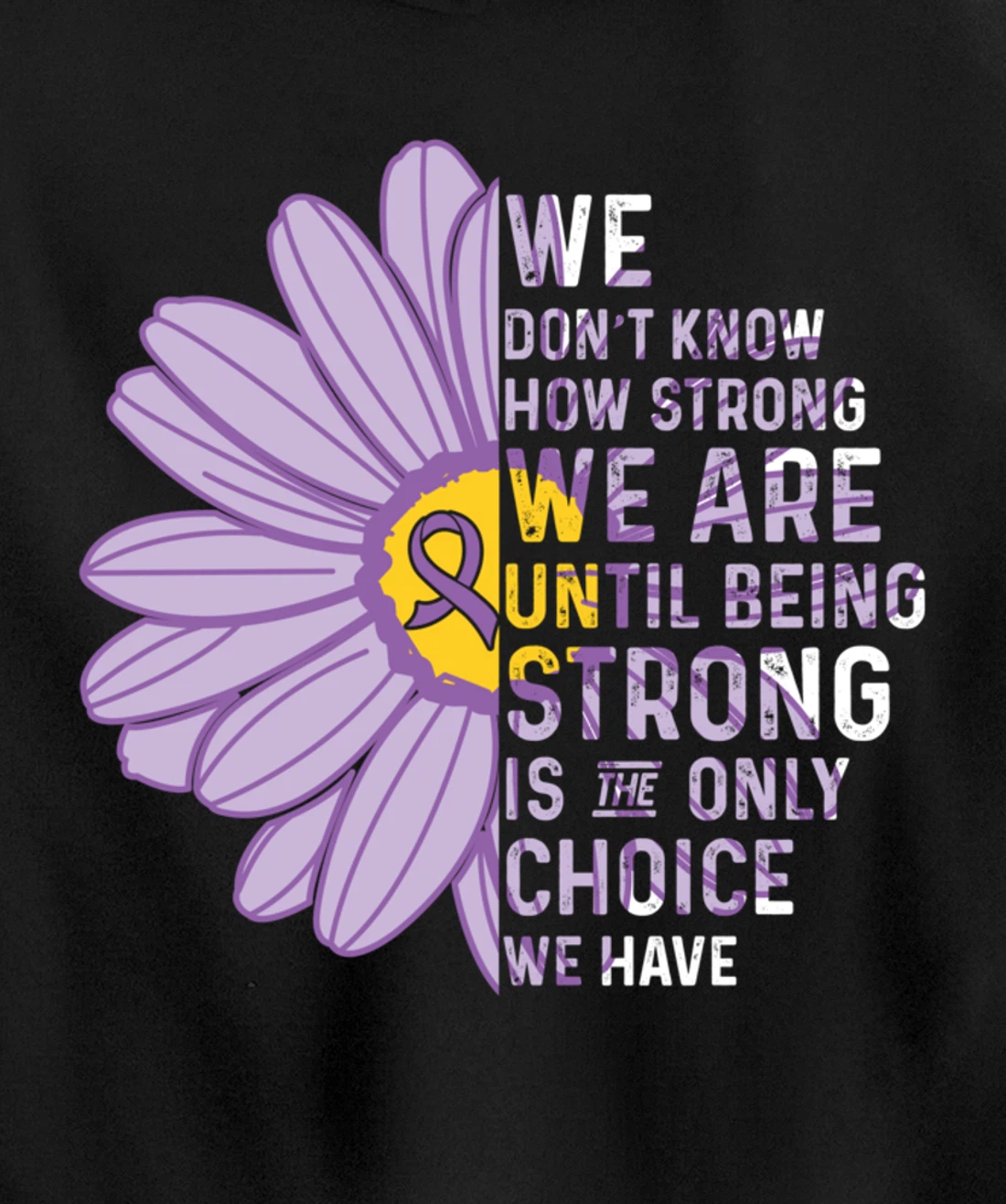 We Are Strong- Crohns and Colitis Awareness Item for Women Pullover Hoodie