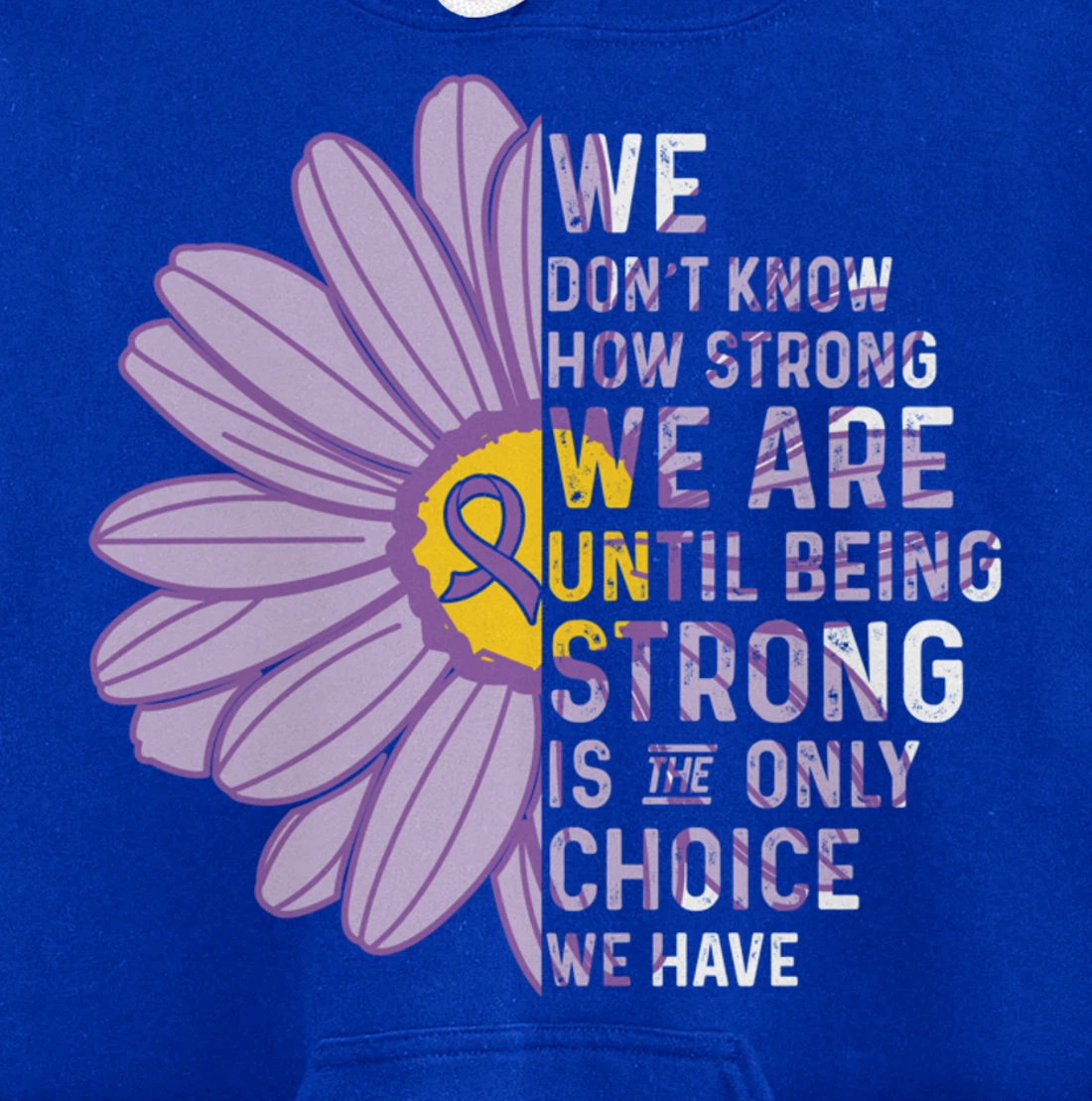 We Are Strong- Crohns and Colitis Awareness Item for Women Pullover Hoodie