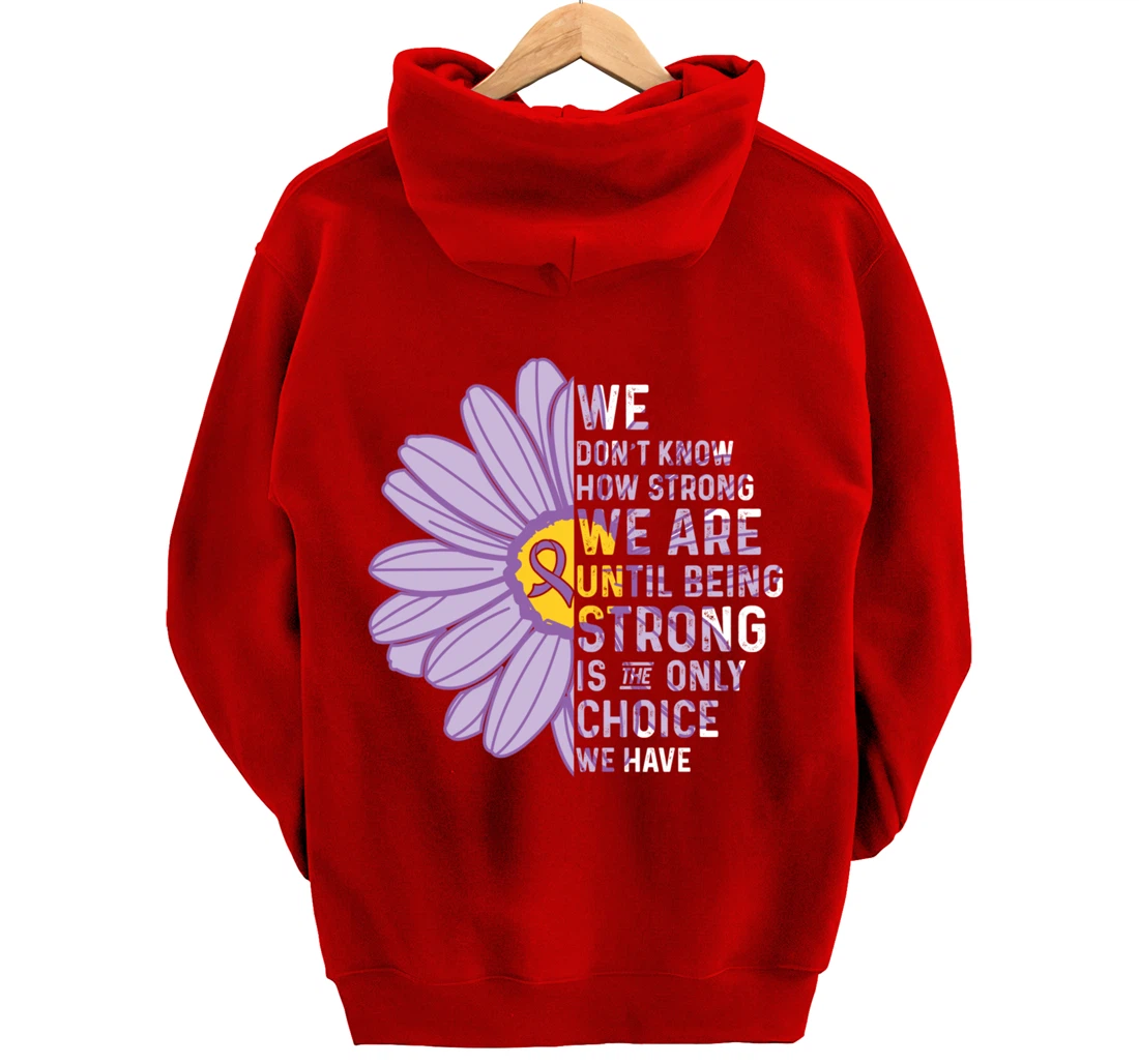 We Are Strong- Crohns and Colitis Awareness Item for Women Pullover Hoodie