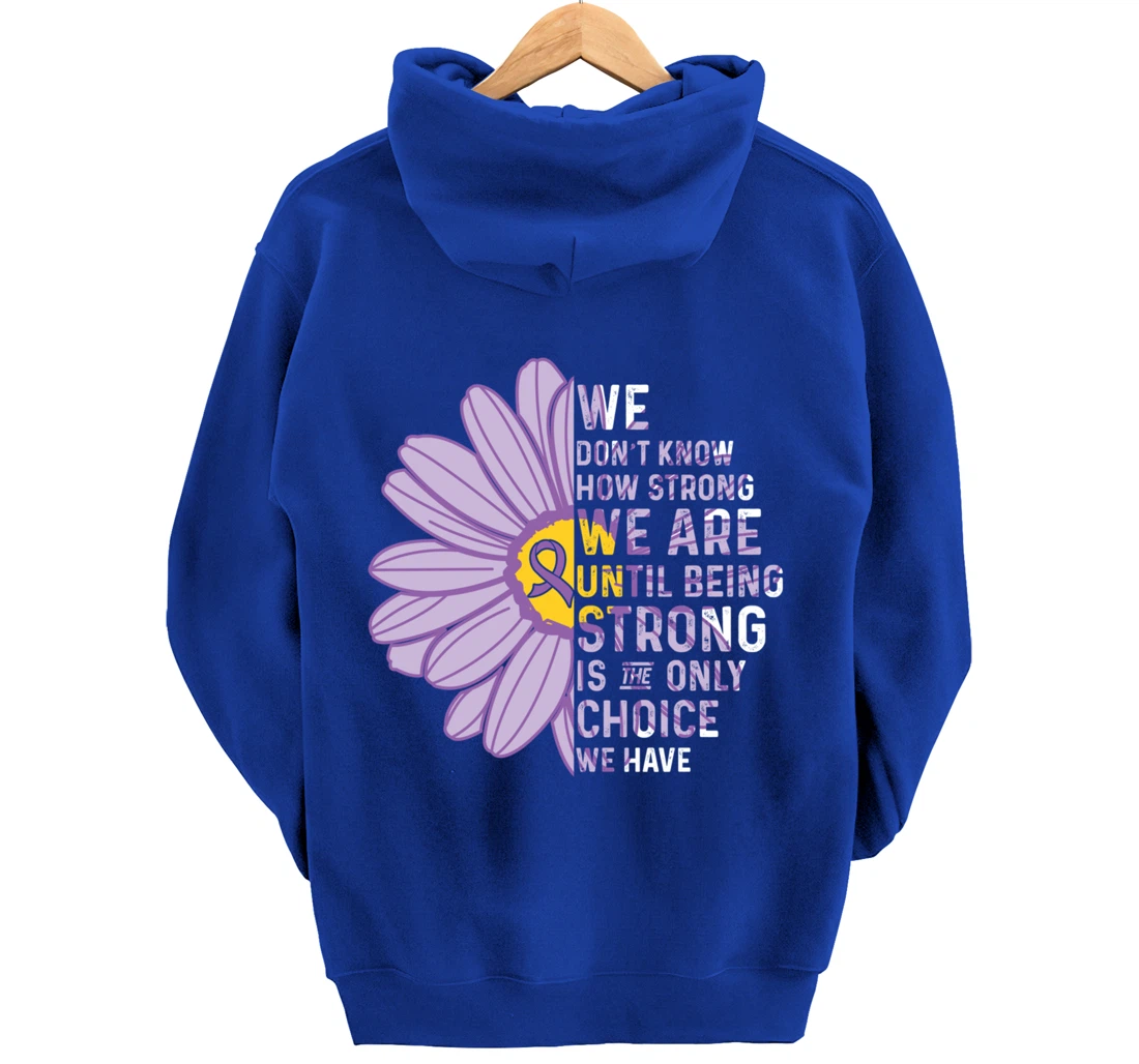 We Are Strong- Crohns and Colitis Awareness Item for Women Pullover Hoodie