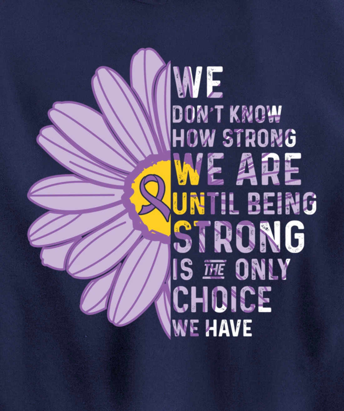 We Are Strong- Crohns and Colitis Awareness Item for Women Pullover Hoodie