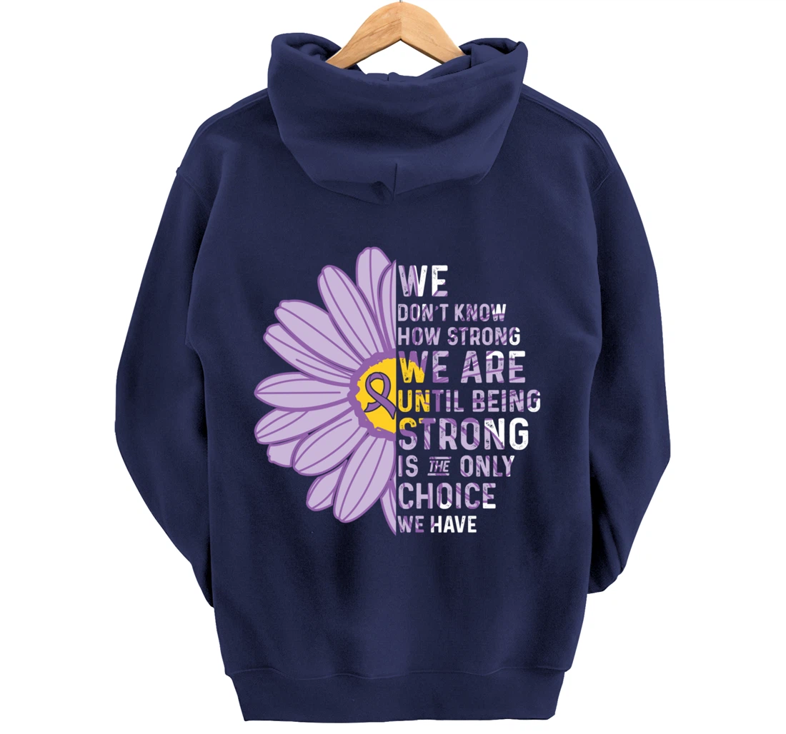 We Are Strong- Crohns and Colitis Awareness Item for Women Pullover Hoodie