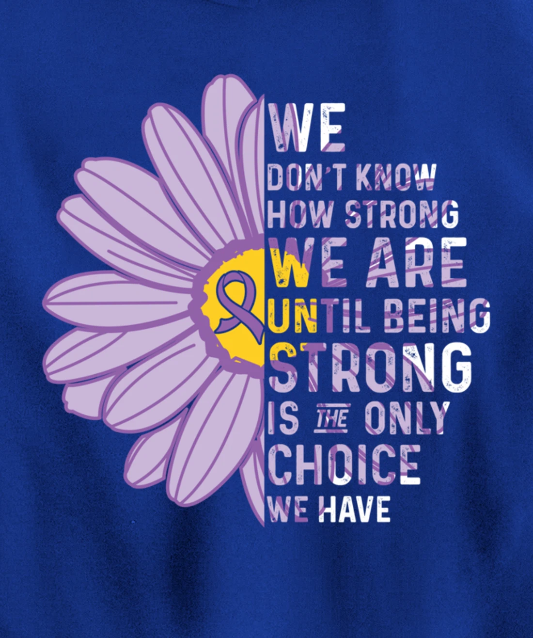 We Are Strong- Crohns and Colitis Awareness Item for Women Pullover Hoodie