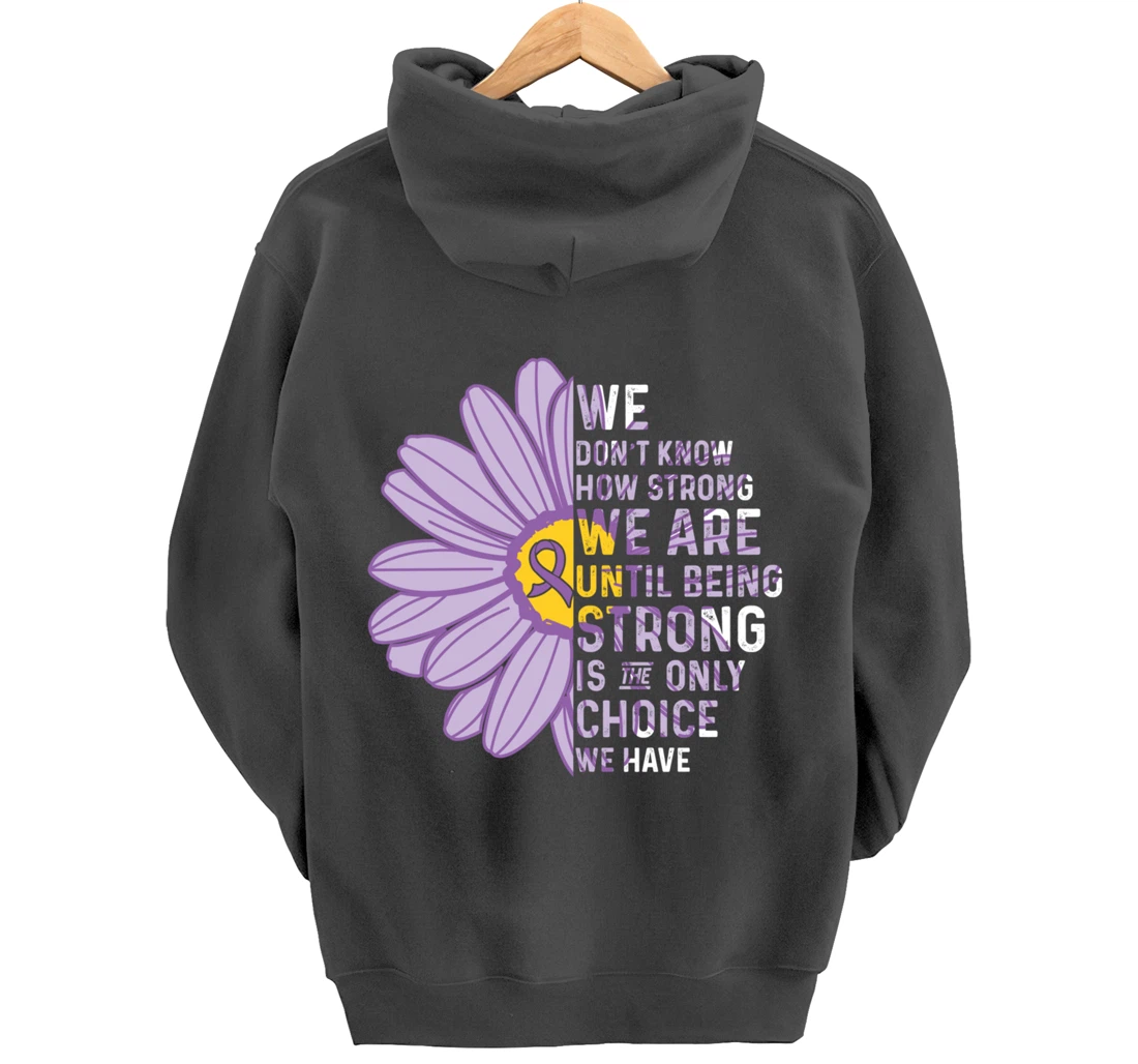 We Are Strong- Crohns and Colitis Awareness Item for Women Pullover Hoodie