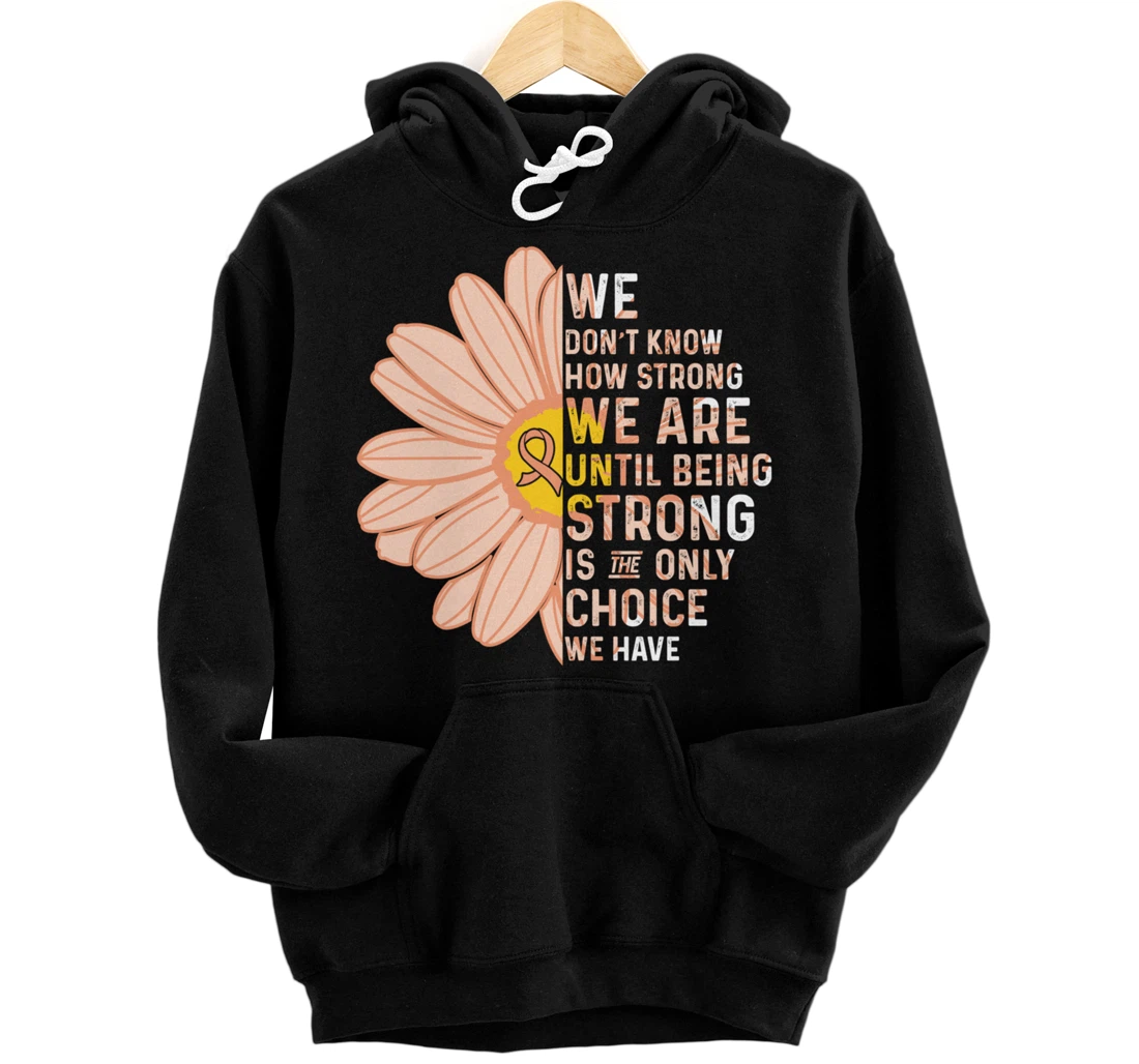 We Are Strong- Endometrial Cancer Awareness Item for Women Pullover Hoodie