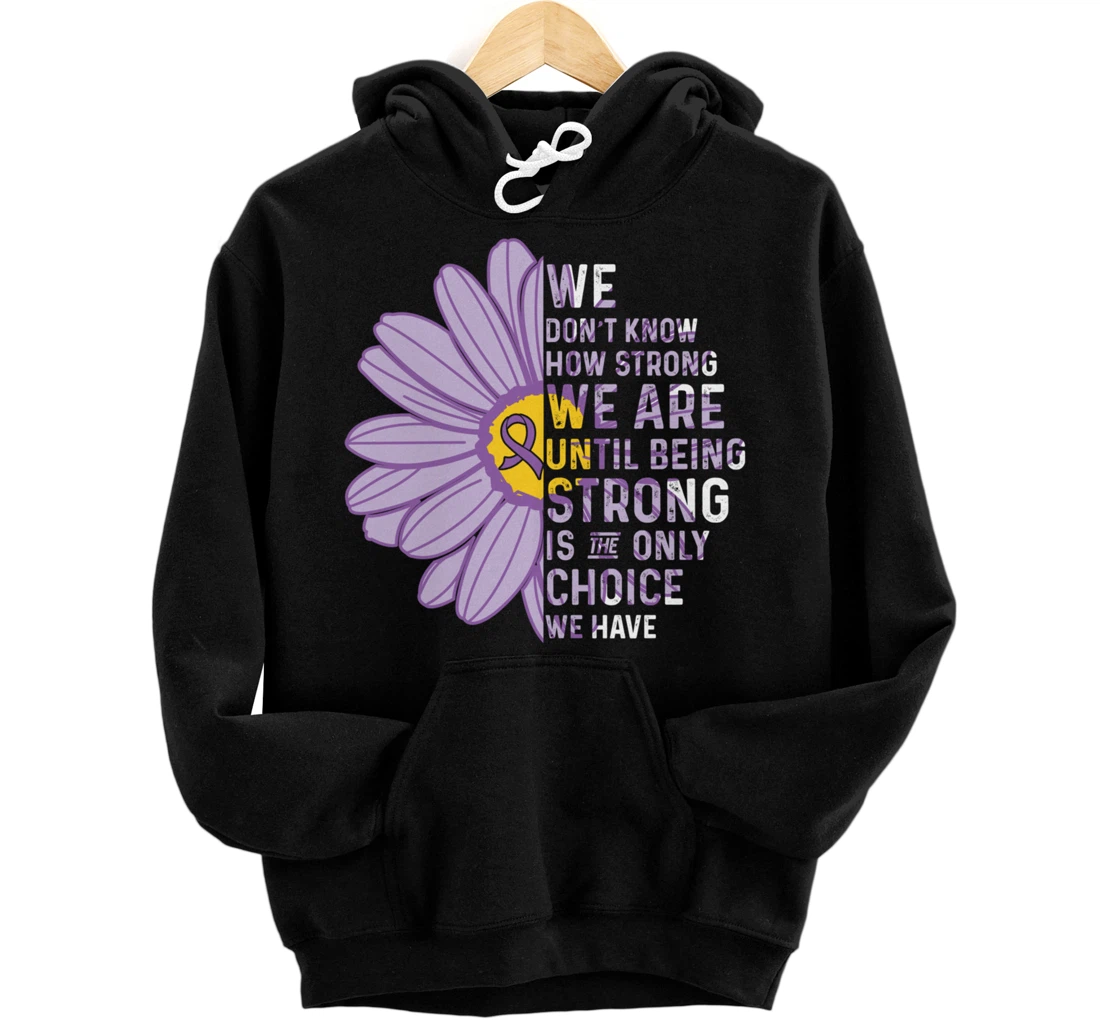 We Are Strong- Crohns and Colitis Awareness Item for Women Pullover Hoodie