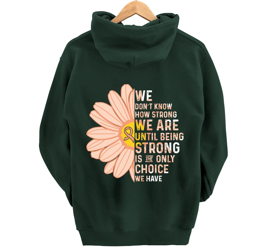 We Are Strong- Endometrial Cancer Awareness Item for Women Pullover Hoodie