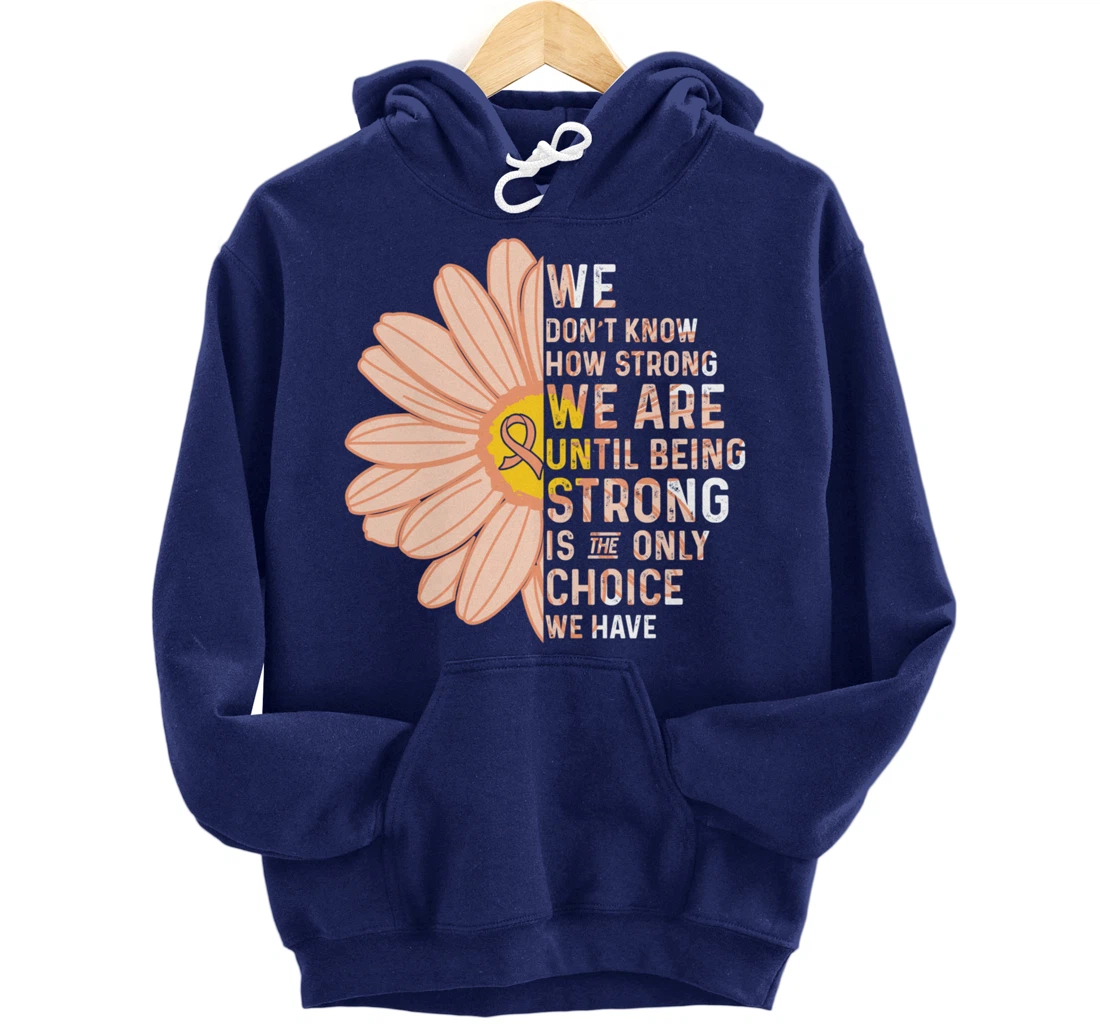 We Are Strong- Endometrial Cancer Awareness Item for Women Pullover Hoodie