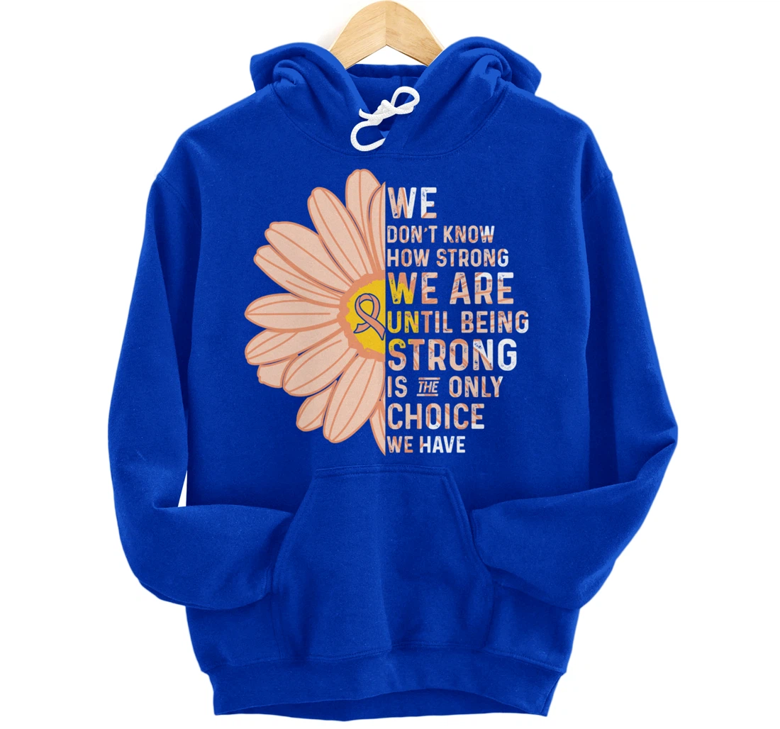 We Are Strong- Endometrial Cancer Awareness Item for Women Pullover Hoodie