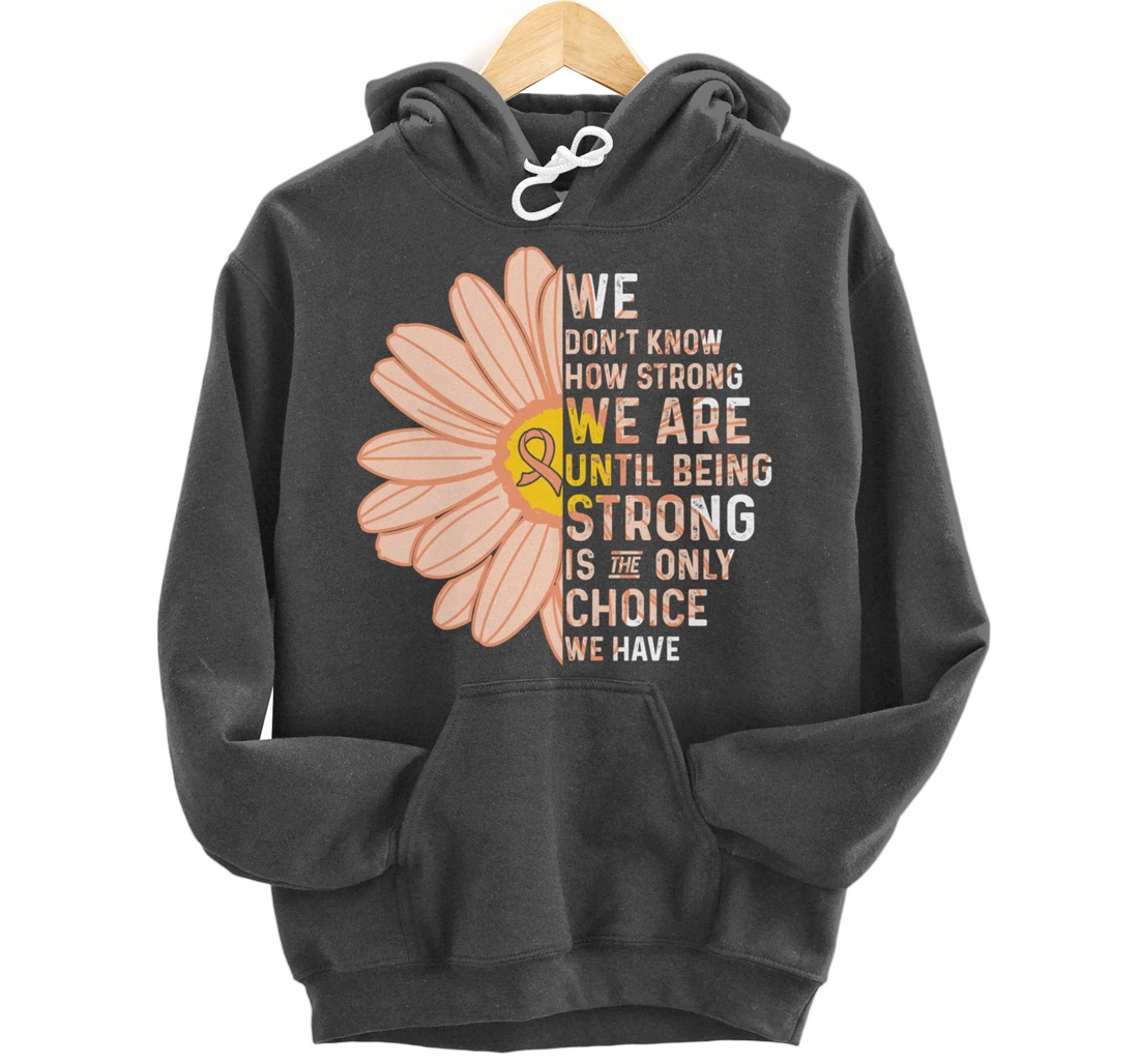 We Are Strong- Endometrial Cancer Awareness Item for Women Pullover Hoodie