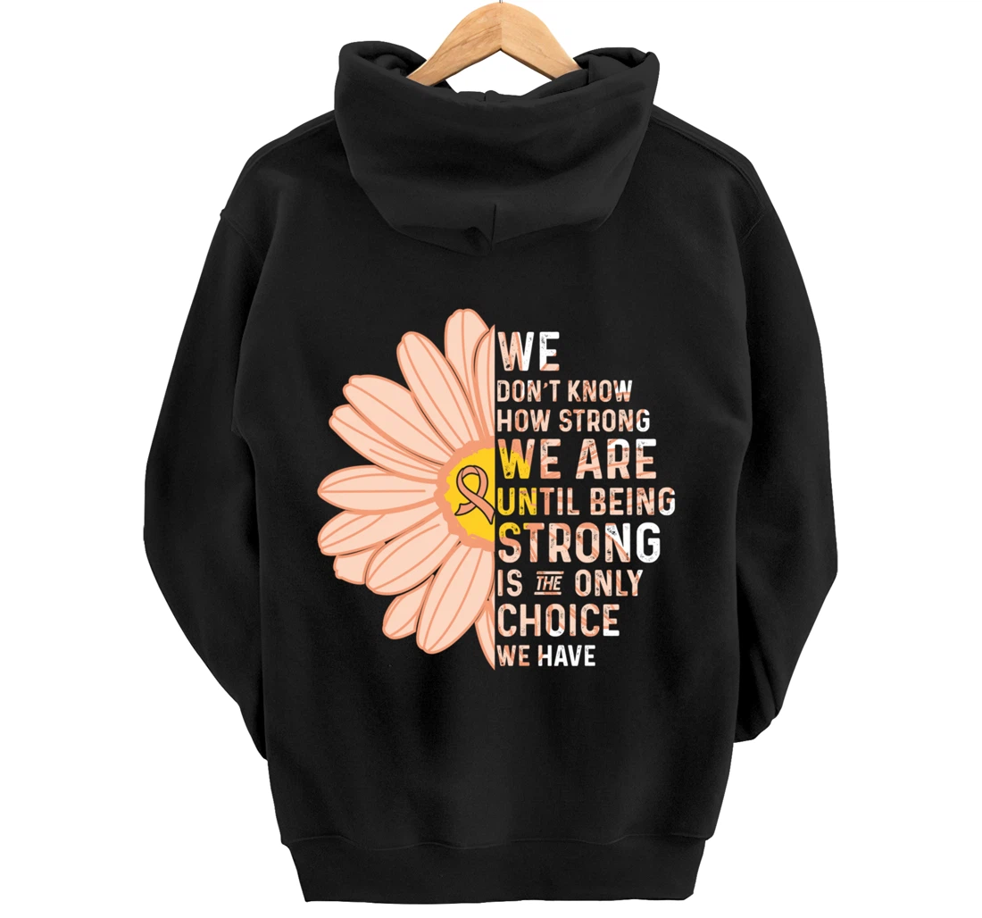 We Are Strong- Endometrial Cancer Awareness Item for Women Pullover Hoodie
