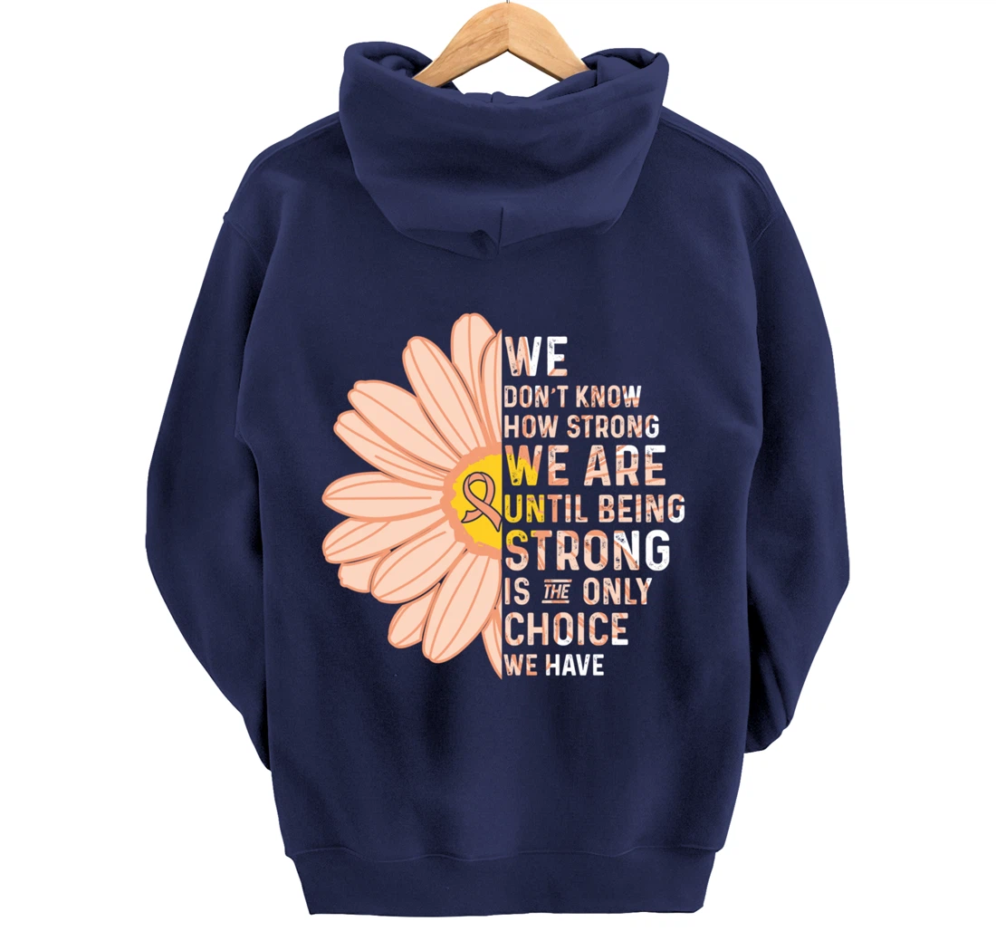 We Are Strong- Endometrial Cancer Awareness Item for Women Pullover Hoodie