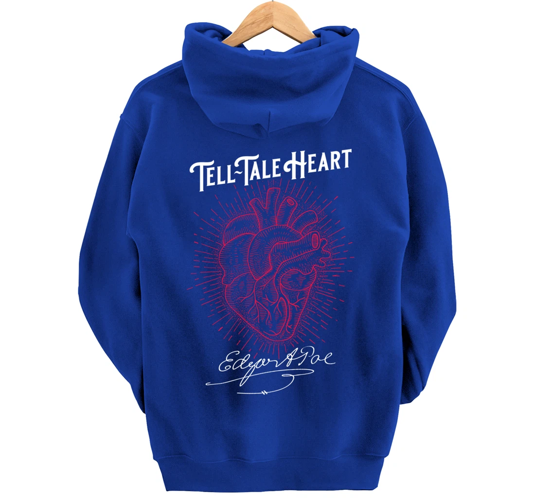 Edgar Allan Poe Tell-Tale Heart Literary Pullover Hoodie