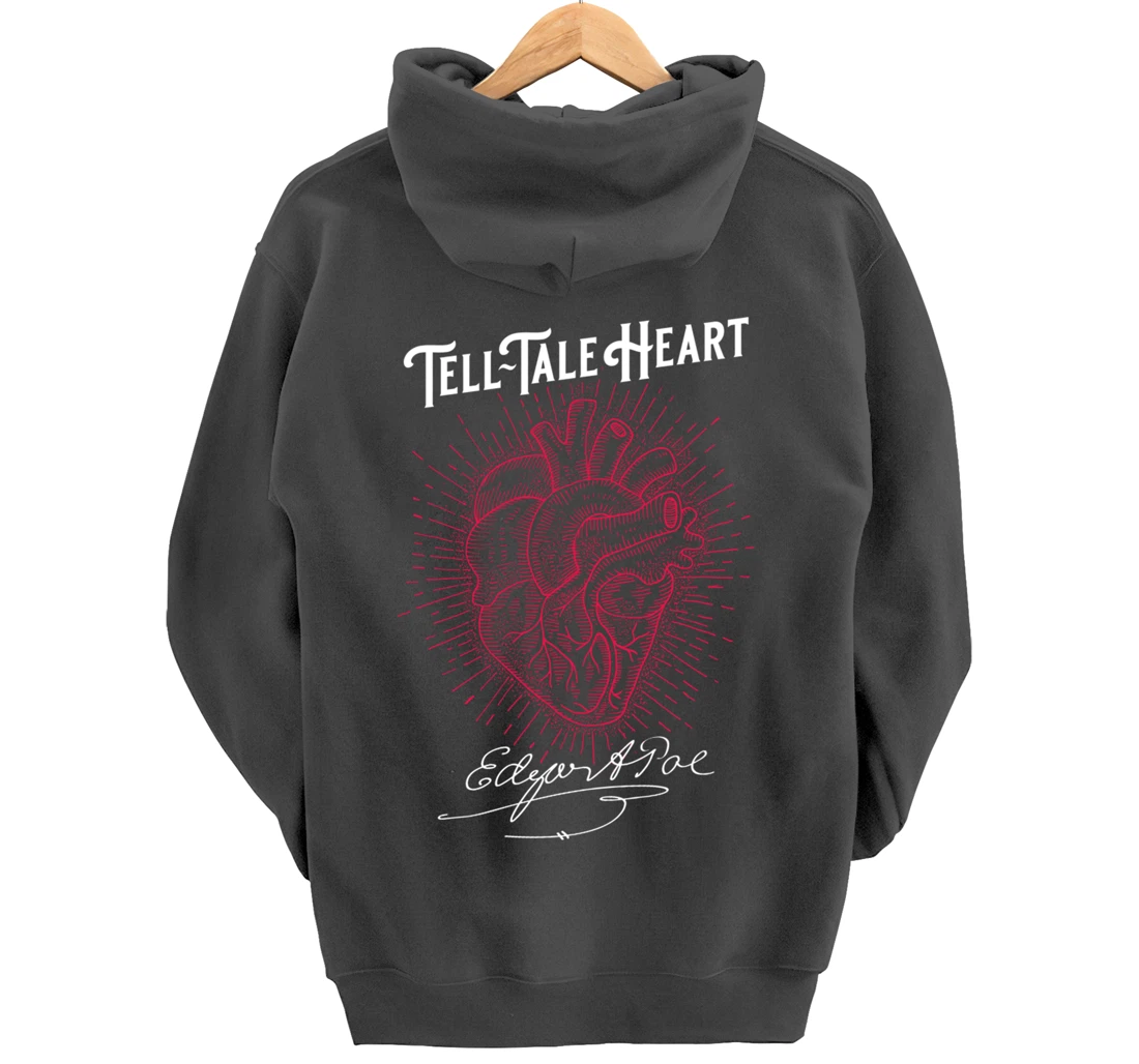 Edgar Allan Poe Tell-Tale Heart Literary Pullover Hoodie