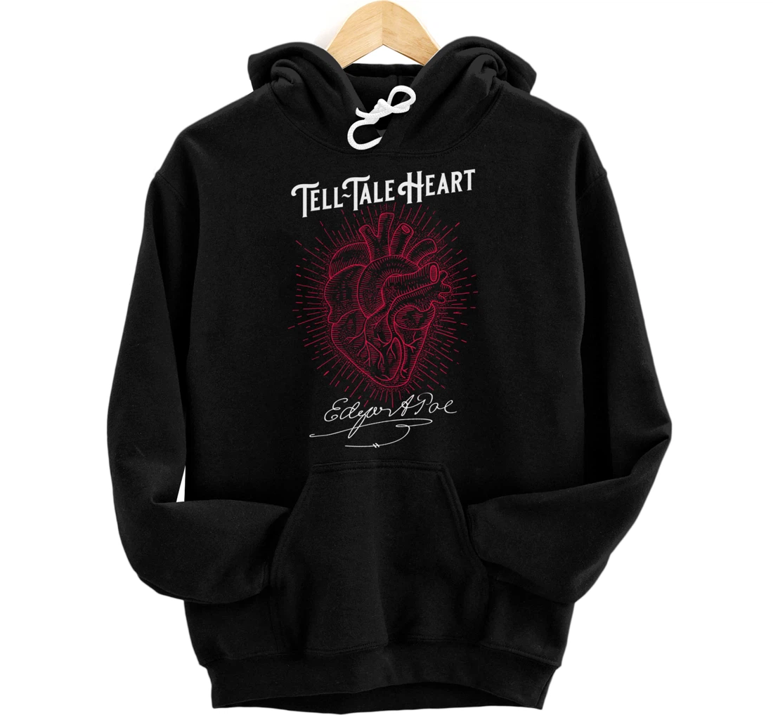 Edgar Allan Poe Tell-Tale Heart Literary Pullover Hoodie