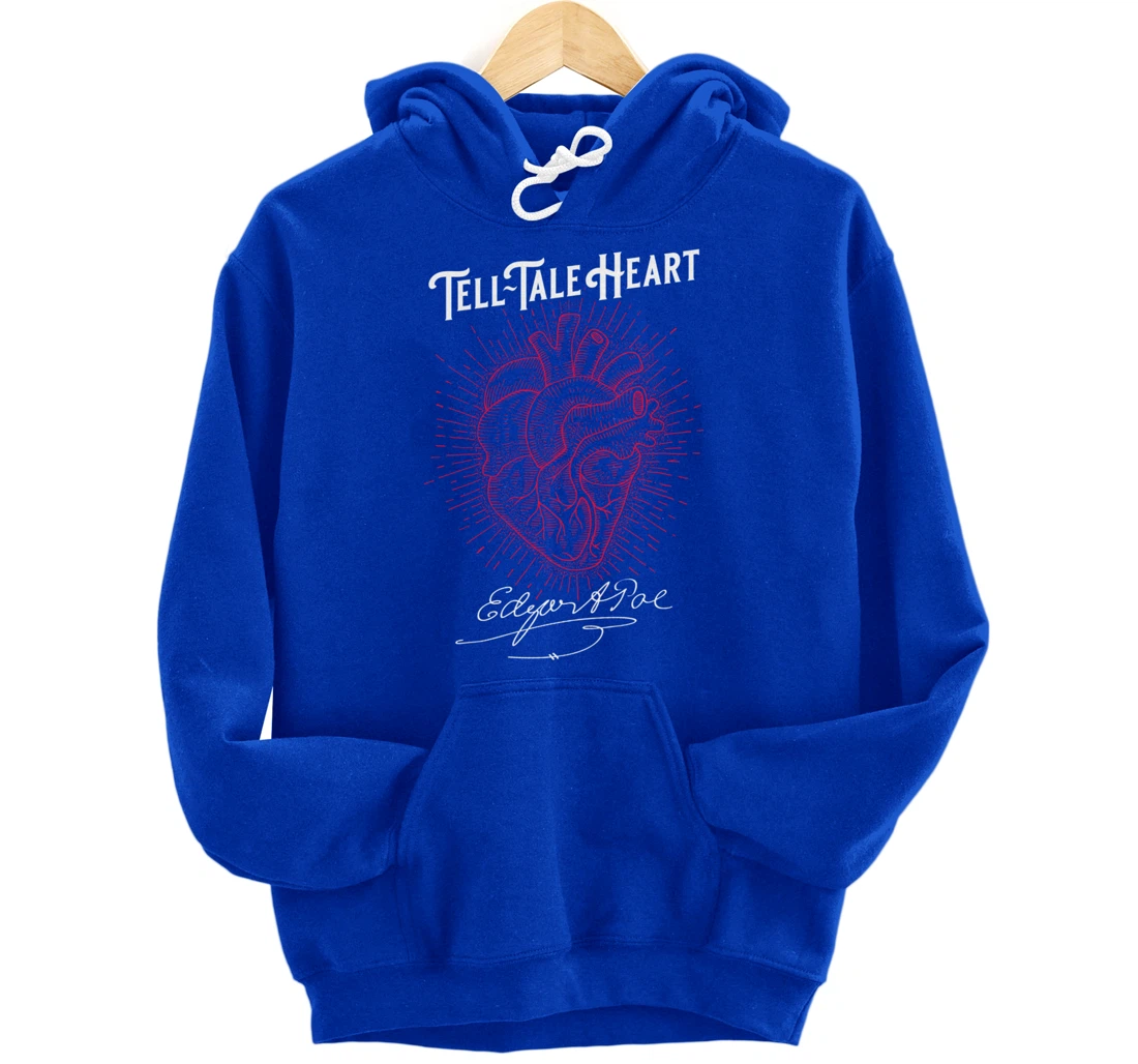 Edgar Allan Poe Tell-Tale Heart Literary Pullover Hoodie