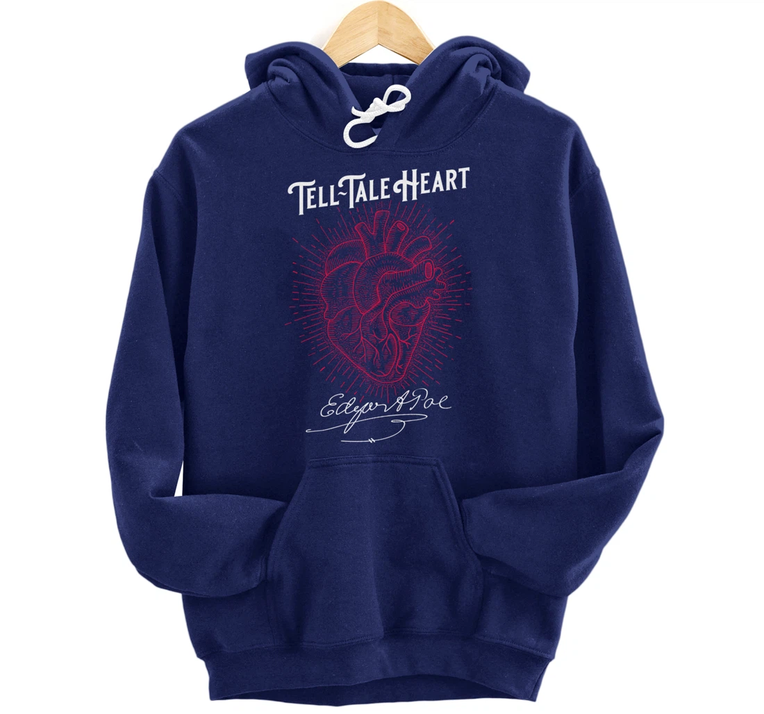 Edgar Allan Poe Tell-Tale Heart Literary Pullover Hoodie