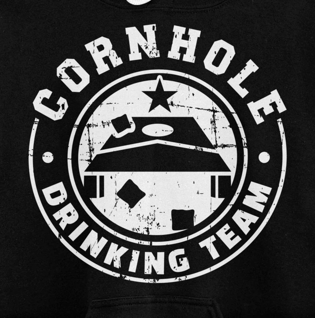 Cornhole Drinking Team Pullover Hoodie