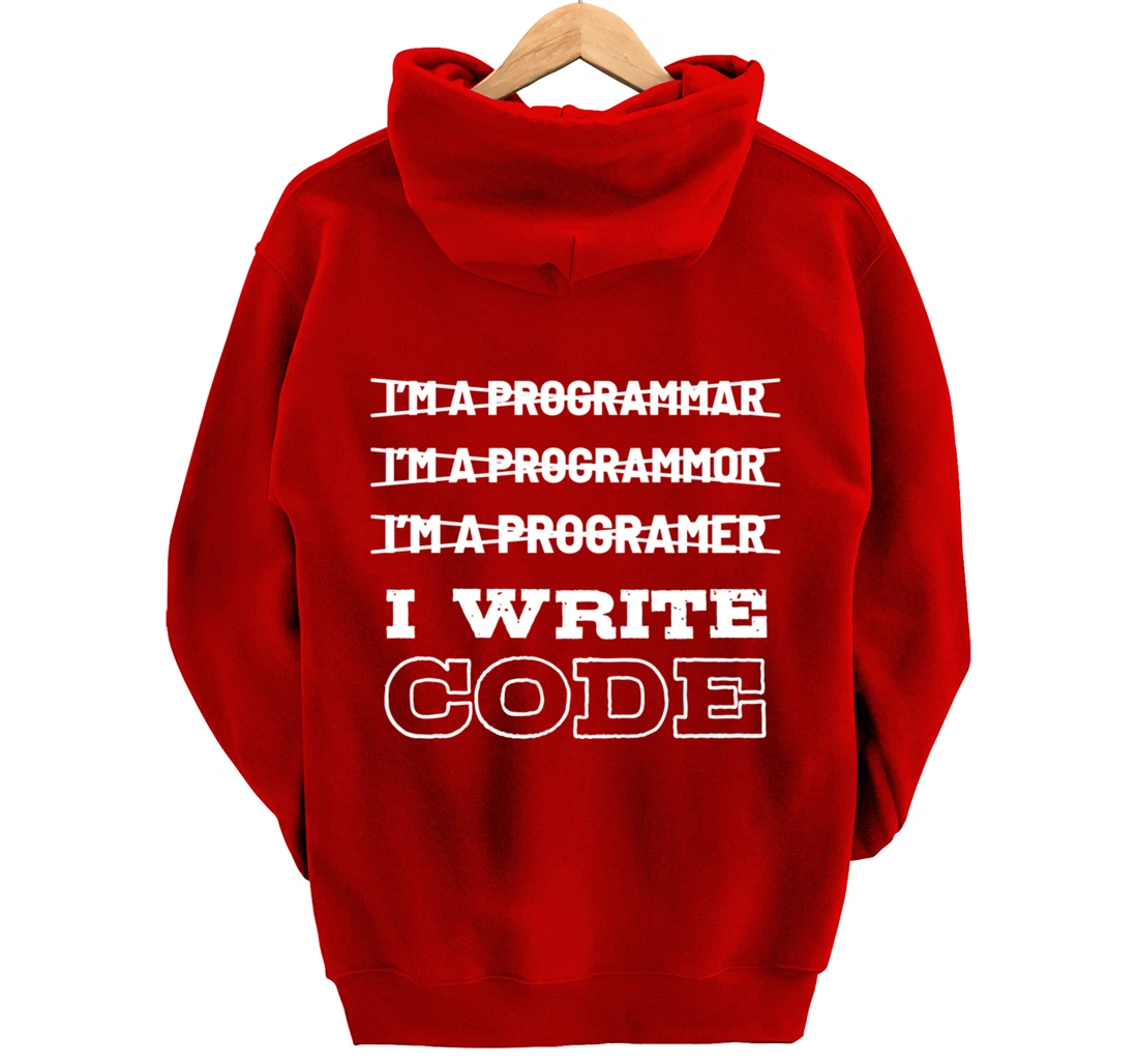Funny Code Programmer And Coder Pullover Hoodie