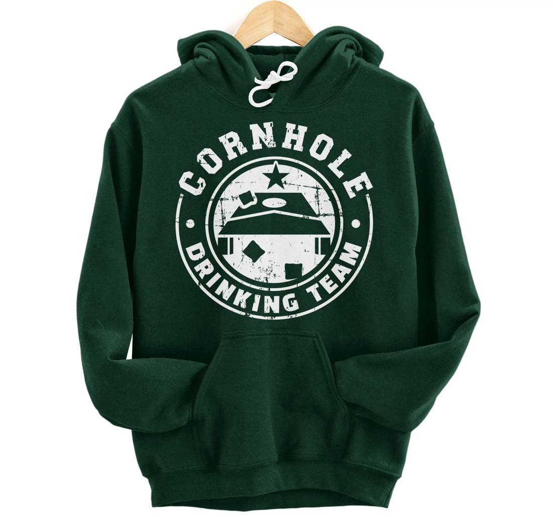 Cornhole Drinking Team Pullover Hoodie