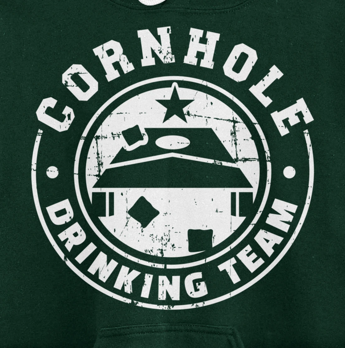 Cornhole Drinking Team Pullover Hoodie