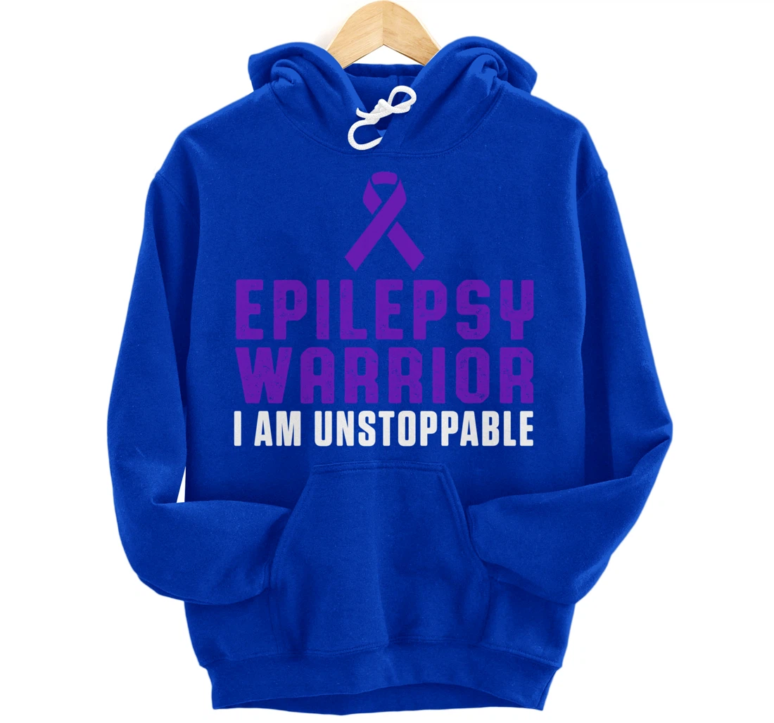Epilepsy Awareness Fun Medical Epileptic Warrior Survivor Pullover Hoodie