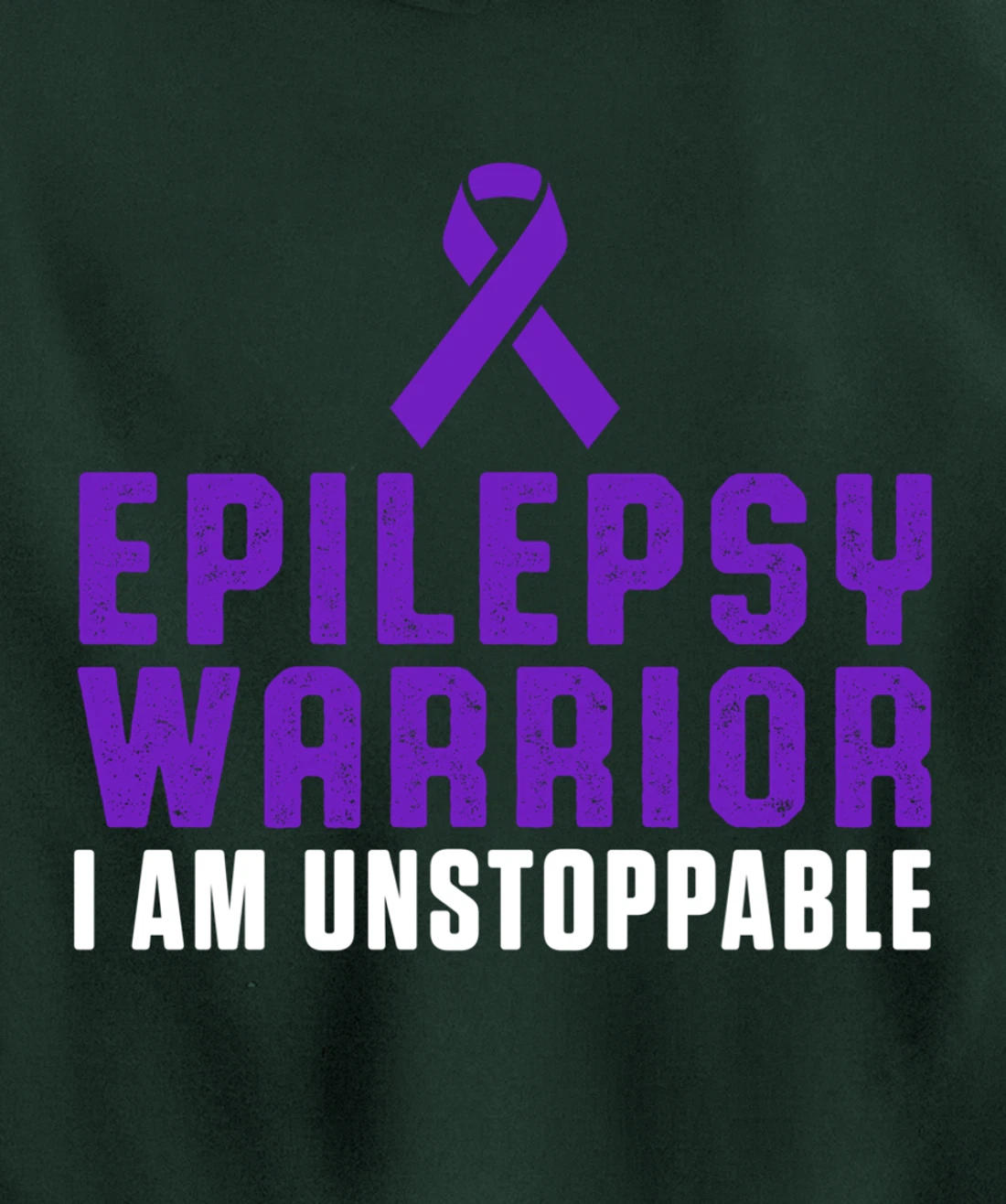 Epilepsy Awareness Fun Medical Epileptic Warrior Survivor Pullover Hoodie