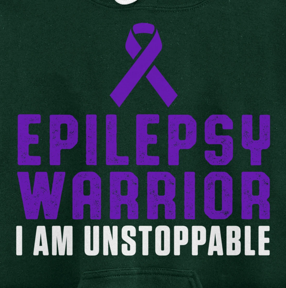 Epilepsy Awareness Fun Medical Epileptic Warrior Survivor Pullover Hoodie