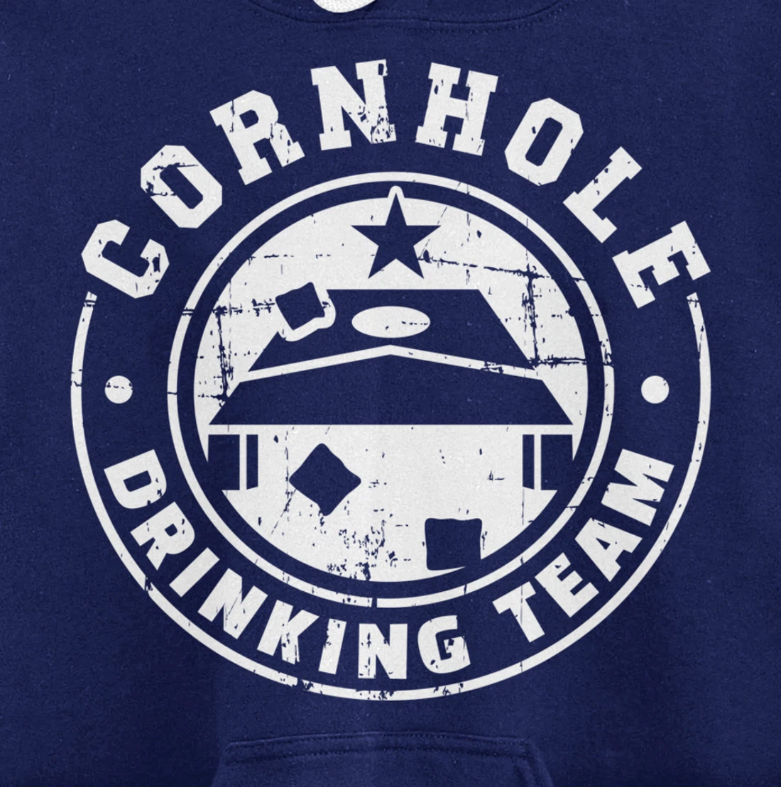 Cornhole Drinking Team Pullover Hoodie