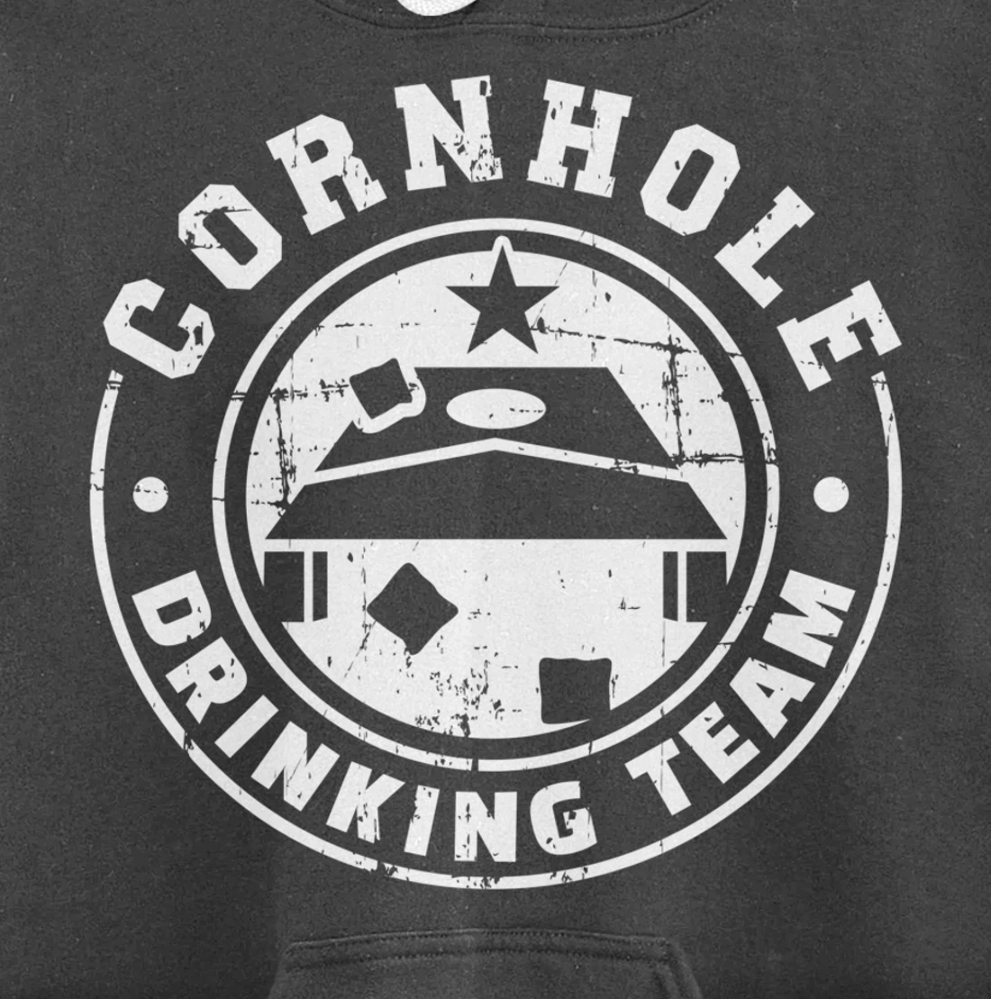 Cornhole Drinking Team Pullover Hoodie