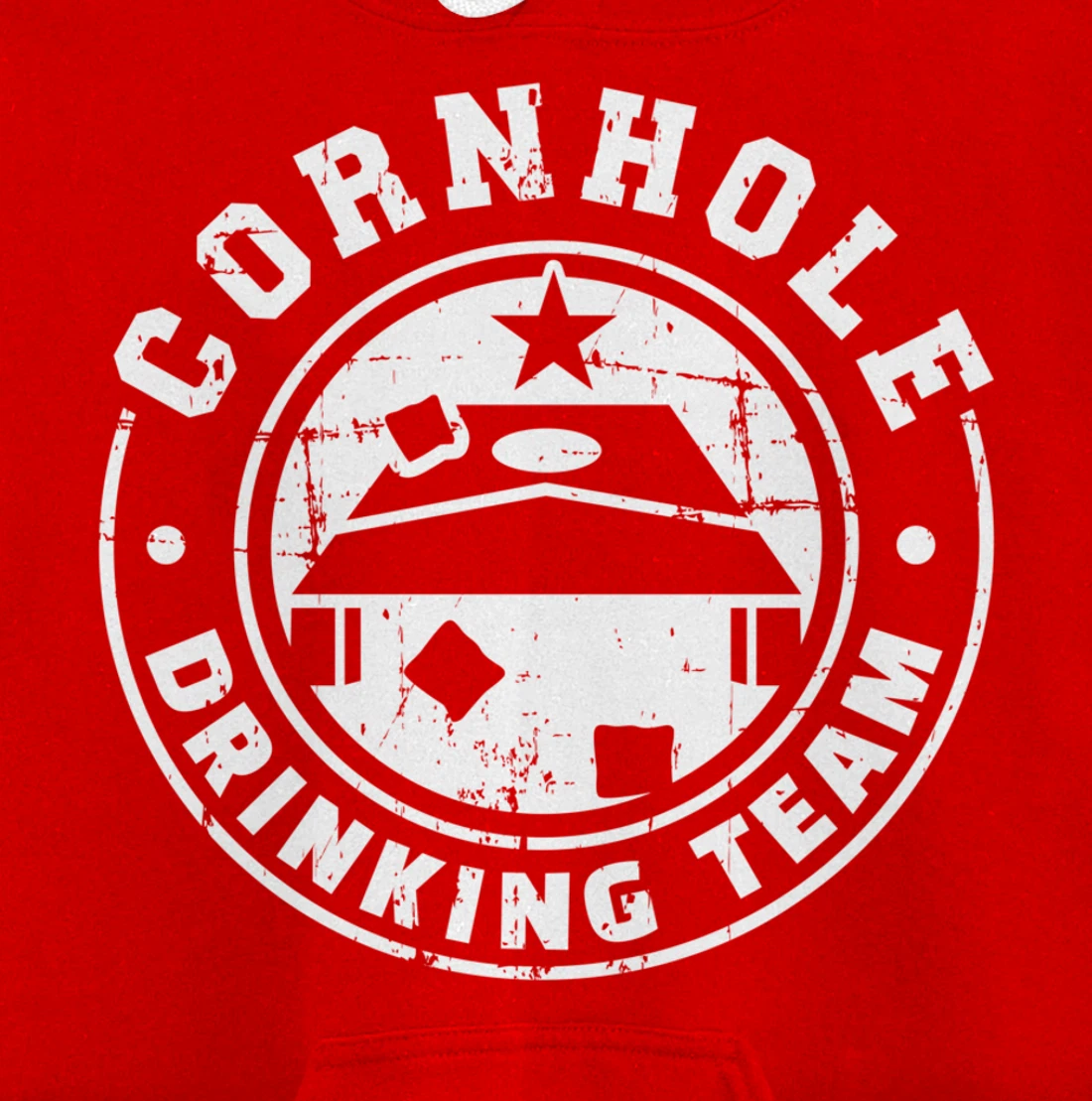 Cornhole Drinking Team Pullover Hoodie