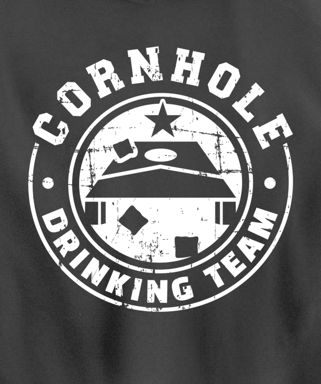Cornhole Drinking Team Pullover Hoodie