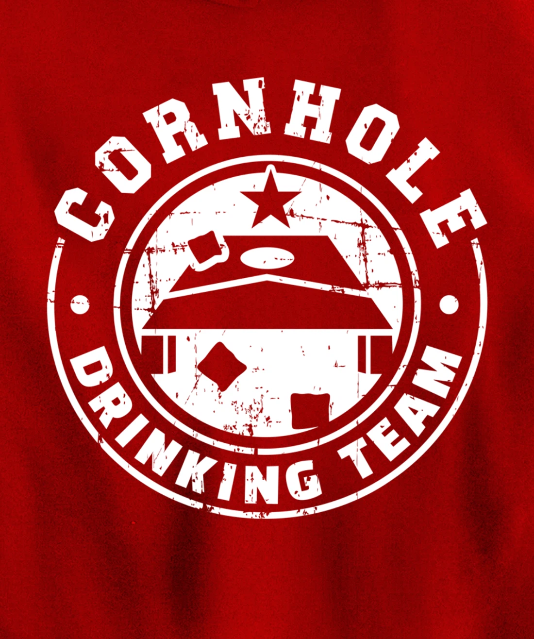 Cornhole Drinking Team Pullover Hoodie