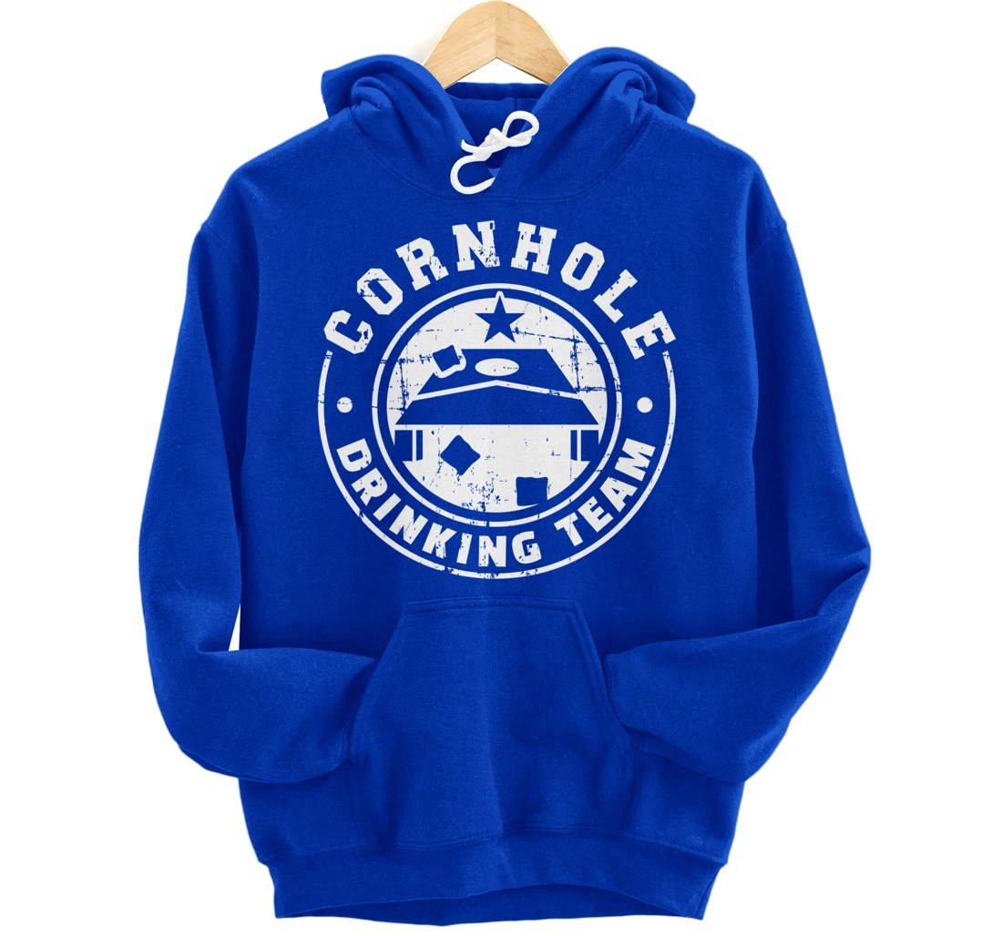 Cornhole Drinking Team Pullover Hoodie