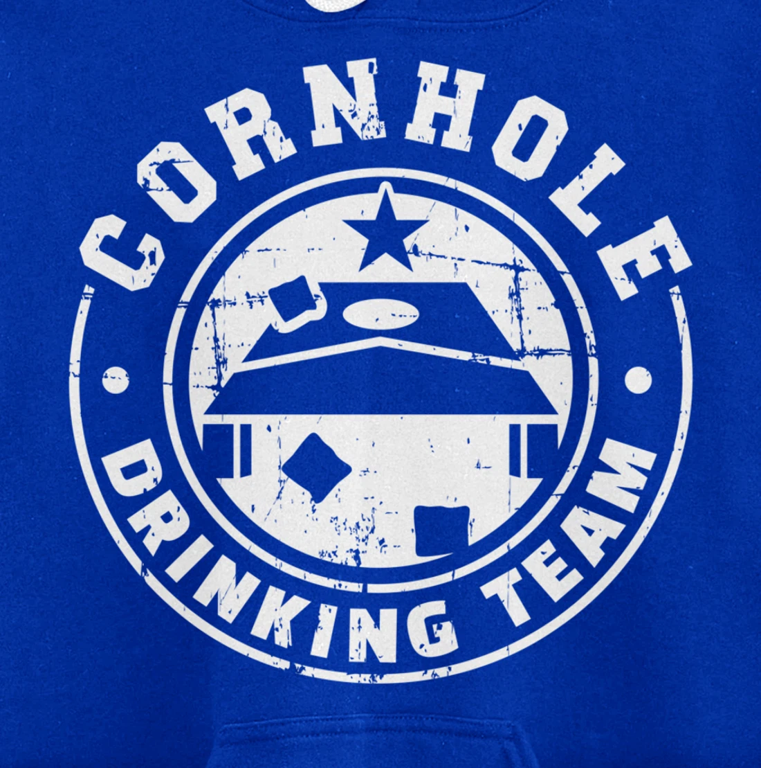Cornhole Drinking Team Pullover Hoodie