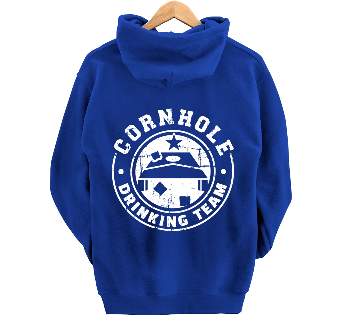 Cornhole Drinking Team Pullover Hoodie