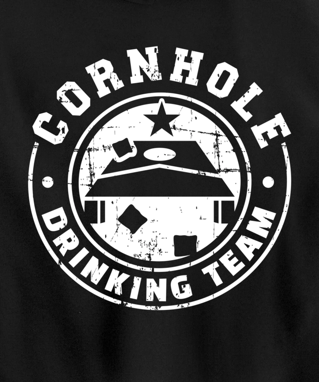 Cornhole Drinking Team Pullover Hoodie