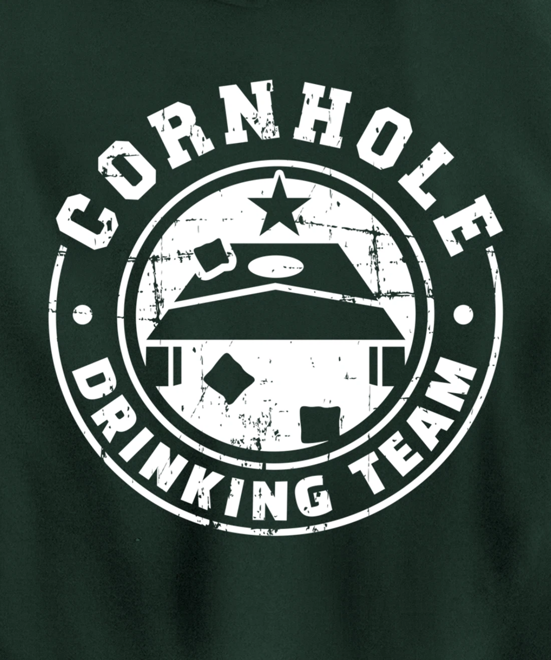 Cornhole Drinking Team Pullover Hoodie