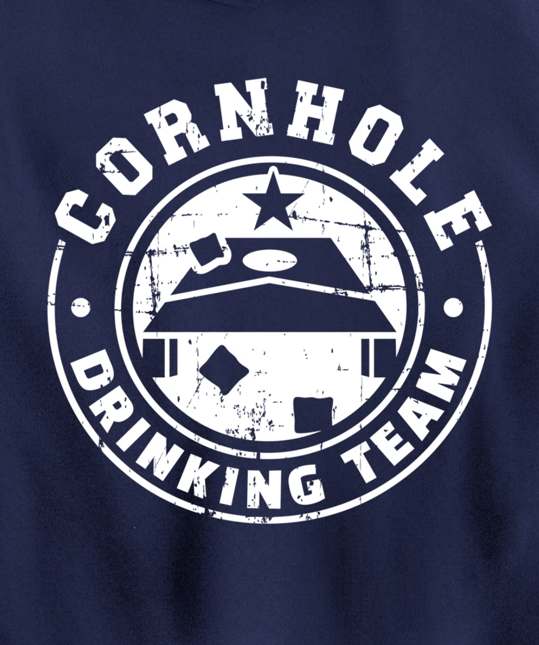 Cornhole Drinking Team Pullover Hoodie