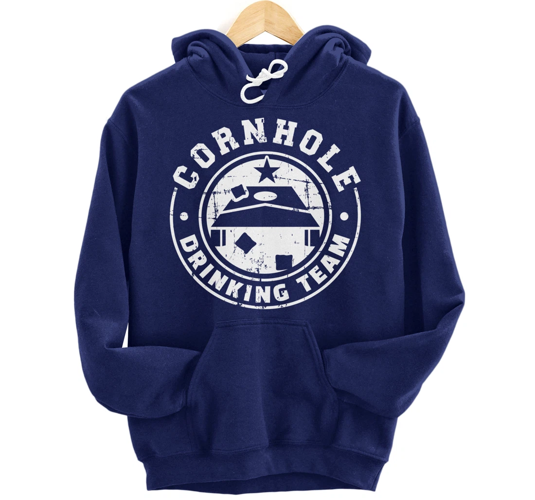 Cornhole Drinking Team Pullover Hoodie
