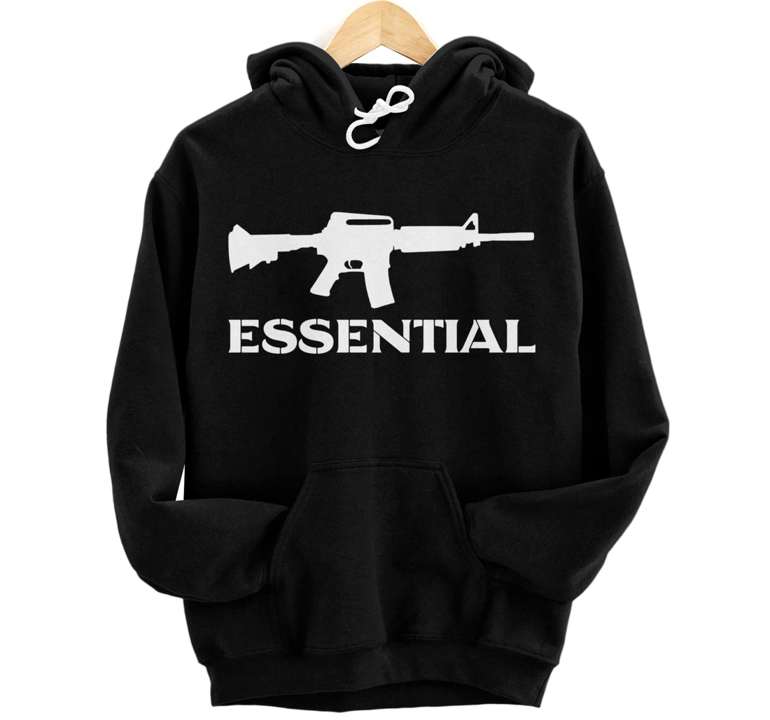 AR-15 Hoodie for Men Women ESSENTIAL | Pro Gun Rights AR15 Pullover Hoodie