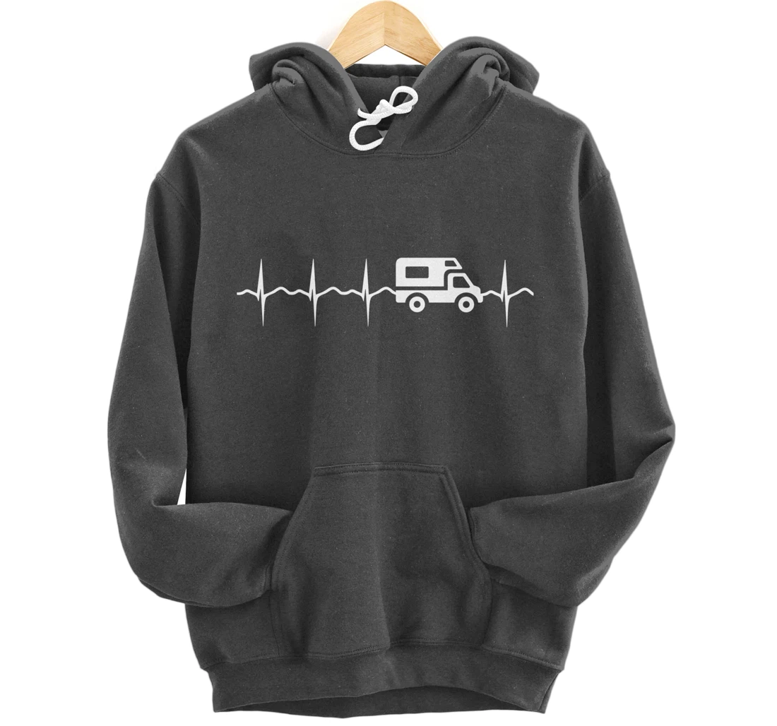 Camping EKG campervan Motorhome Pullover Hoodie