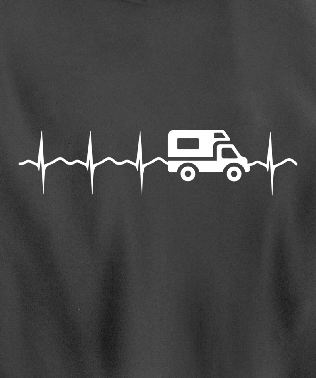 Camping EKG campervan Motorhome Pullover Hoodie